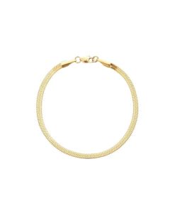 Mockberg Thin Snake rannekoru kullattu 17/20cm MO572