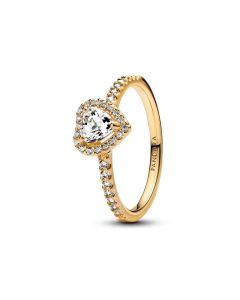 Pandora Timeless Elevated Heart sormus kullattu koko 52 168421C01-52