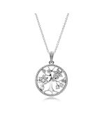 Pandora hopeinen riipus Tree of Life 390384CZ-80