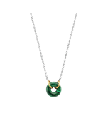 Ti Sento kaulakoru vihreällä riipuksella 3971MA/42