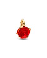 Pandora Disney Beauty and the Beast Enchanted Rose Dangle kullattu hela 764018C01