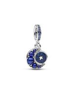 Pandora Sparkling Moon Spinning Dangle hela 792979C01