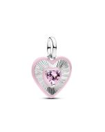 Pandora ME Radiating Pink Heart Medallion hela 794409C01