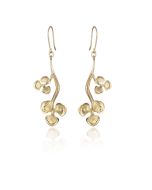 Lumoava Kukinto korvakorut kullattua hopeaa L65244300000