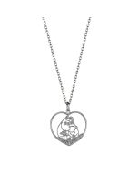 Lumoava Muumi Rakkaus sydänriipus 45/50cm MO561620000