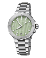 Oris Aquis Date Seafoam Green 36.5mm 01-733-7770-4157-1