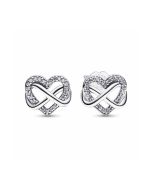 Pandora Sparkling Infinity Heart korvakorut 292667C01