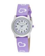 Leijona tyttöjen rannekello korukivillä 5323-800