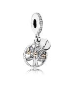Pandora hopeinen hela Family tree 14K 791728CZ