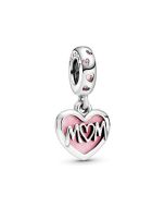 Pandora hela Mum Script Heart 798887C01