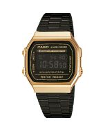 Casio Retro Gold/Black A168WEGB-1BEF