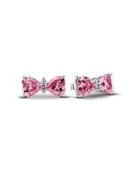 Pandora Sparkling Pink Bow korvakorut 294265C01