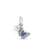 Pandora Blue Butterfly & Quote hela 790757C01
