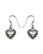 Kalevala Talon sydän korvakorut hopea