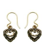 Kalevala Talon sydän korvakorut pronssi