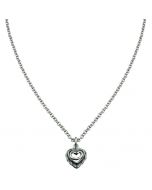 Kalevala Talon sydän riipus pieni hopeinen