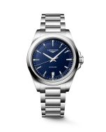 Longines Conquest Quartz Blue Sandblasted 38mm L37504926