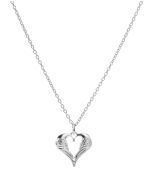 Lumoava Rakkain pieni riipus 42/45cm