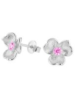 Lumoava Anna korvakorut pinkillä kivellä L54263850000
