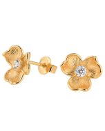 Lumoava Anna korvakorut kirkkaalla kivellä kullattu L64263830000