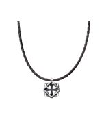 Lumoava Soturi riipus iso nahkapanta 50cm