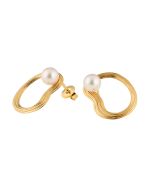 Lumoava Uoma korvakorut kullattu L64265944000