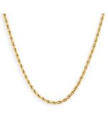 Mockberg Bold Rope Chain Gold Small kaulakoru 45/50cm MB1999