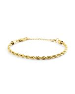 Mockberg Bold Rope Chain Gold Large rannekoru 20/23cm MB2005