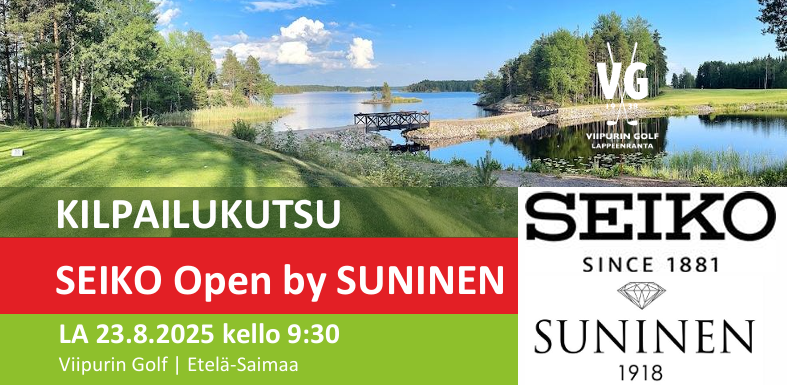 Seiko Open by Suninen 2025 - ilmoittaudu nyt