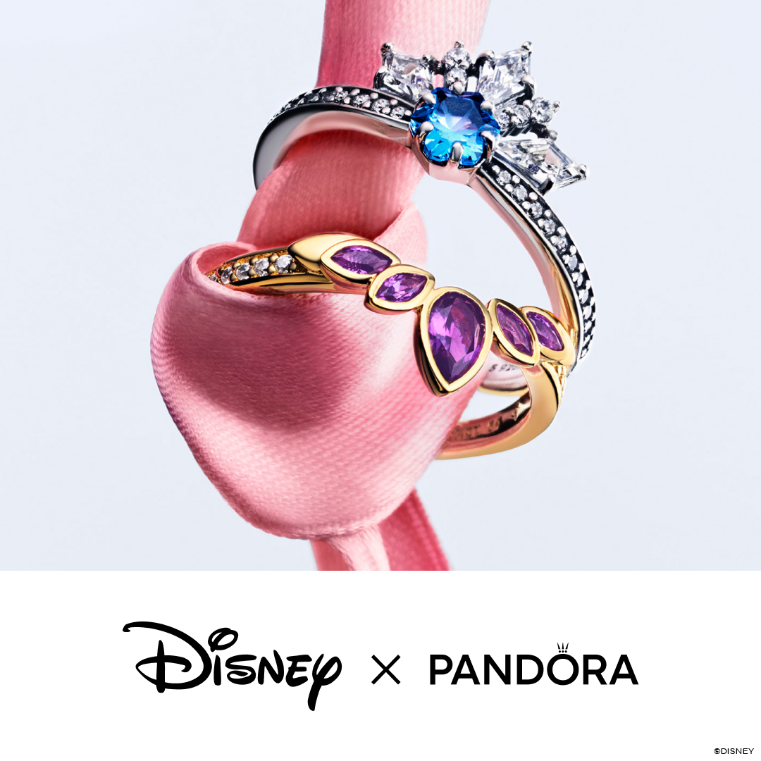 Suosittu Pandora Disney Princess -sormusmallisto